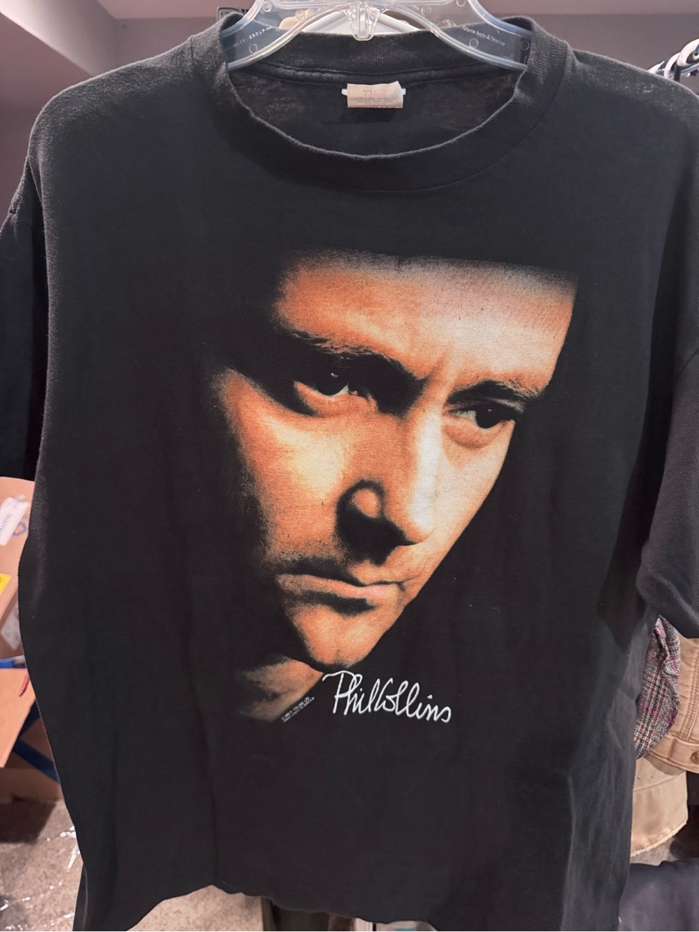 Phil Collins World Tour 1990 Sz XL Band Tee